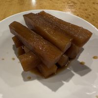 Soy Sauce Daikon  at Veggie Kingdom 緻素坊 in Kowloon