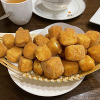 Fried tofu   at Veggie Kingdom 緻素坊 in Kowloon