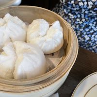 Char siu bun  at Veggie Kingdom 緻素坊 in Kowloon