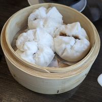 'pork' BBQ buns at Veggie Kingdom 緻素坊 in Kowloon