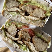 Crunchy no-chicken  at The Dirty Vegans - Pop Up in Bristol