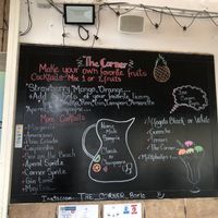 costumizable juices & cocktails at the Corner in Tenerife