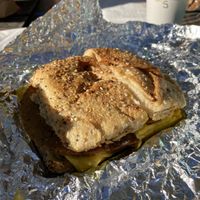 Breakfast sandwich  at Grindcore House in Philadelphia