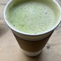 Strawberry vanilla matcha  at Grindcore House in Philadelphia