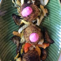 Polpettone vegane di ceci 🔝   at Chi Burlaz Garden in Rimini