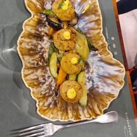 Meat balls (mushroomy) at Chi Burlaz Garden in Rimini