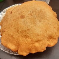 Fried pizza! at Isabella De Cham in Naples