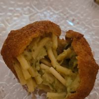 Frittatina vegana at Isabella De Cham in Naples