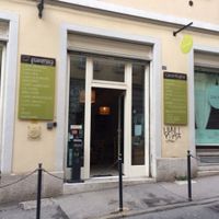 Entrance at Zoe Food in Trieste