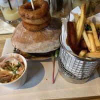 Burger   at The Bear Inn in Llandovery