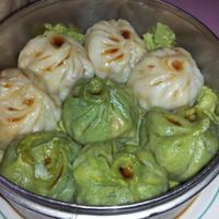 Steamed Dumplings - very good at New Harmony Vegetarian Restaurant in Philadelphia