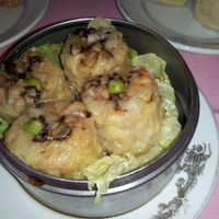 Steamed Dragon Dumplings (?) - great at New Harmony Vegetarian Restaurant in Philadelphia