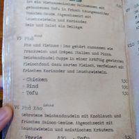 Addition to vegan menu at Cà Pháo in Hannover