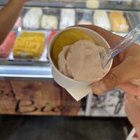 Litchi mango  at Glaces Raymond in Saint-jean-de-luz