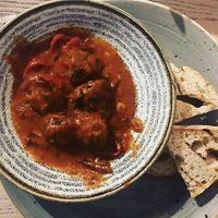 Baked meatball starter  at Wildwood in Stratford-upon-avon
