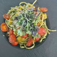 Pesto Pasta at Gaia & Loki in Jersey City