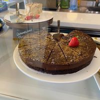 Caramelised cheesecake at Organico Juice Bar & Eatery in Liverpool