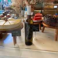 Vegan lemon and chocolate cheesecakes  at Organico Juice Bar & Eatery in Liverpool