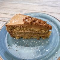 caramel lotus cake  at Organico Juice Bar & Eatery in Liverpool