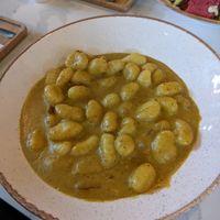 Gnocchi at Organico Juice Bar & Eatery in Liverpool