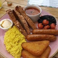 Organico breakfast with scrambled tofu at Organico Juice Bar & Eatery in Liverpool