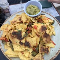 Nacho plate minus the cheese (was not possible to change to vegan cheese without extra cost, which was quite annoying)  at Surfside in Sliema