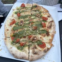 Vegan Pesto pinsa   at Surfside in Sliema