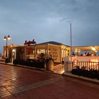 Front of restaurant. Upper part is terrace, you can go below for the sports bar/restaurant at Surfside in Sliema