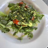 Tartare di avocado (a little overpriced) at Osteria del Lago in Bagnoregio