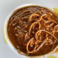 Ragù di lenticchie  at Osteria del Lago in Bagnoregio