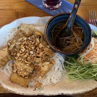 Tofu & Vegan Chicken Noodle Bowl  at Noodle Bowl in Augsburg