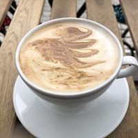 Cappuccino  at Caffe Szept in Jelenia Gora