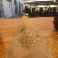 Outside seating area at Brooklyn Bagel Co in Split