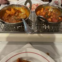 Bombay aloo and Chana masala   at Spice Lounge in Albufeira