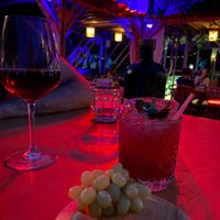 You sometimes get fruits with the cocktail at Kimzu Sea Lounge in Crete