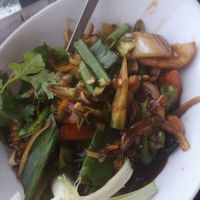 Vegetables and cashews in black bean sauce at TemptAsian in Sliema