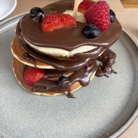 Vegan pancakes   at My Habit in Corfu