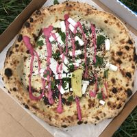 Pink Floyd pizza  at Napoli Rush in Munich