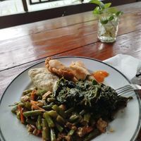 Plato mix at Warung Green in Ubud