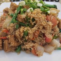 Basil fried rice with tofu at Little Spice in Hanover