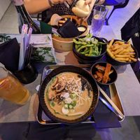 Ramen and Bao Burger Set at Banh Mi & Bubbles in Stuttgart