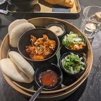 Bao Burger Set at Banh Mi & Bubbles in Stuttgart