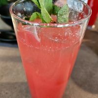 Raspberry mint lemonade at Banh Mi & Bubbles in Stuttgart