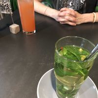 Mint tea and grapefruit lemonade   at Banh Mi & Bubbles in Stuttgart