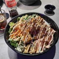 Vegan Vegan bowl with crunchy tofu   at Banh Mi & Bubbles in Stuttgart