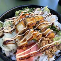 Vegan vegan bowl close up   at Banh Mi & Bubbles in Stuttgart