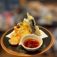 Vegan Vegetable Tempura at Bonzai Pan Asian Kitchen in Douglas