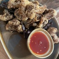 Tempura cauliflower   at Bonzai Pan Asian Kitchen in Douglas