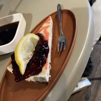 vegan cheese cake   at Coffee Circus in Birzebbuga