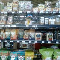 Shelf at Viva La Vegan Grocery Store in Rancho Cucamonga